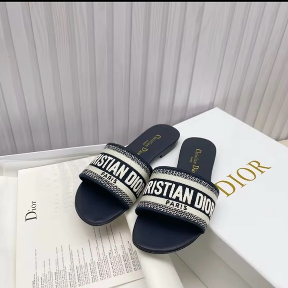 Dior Shoes - Dior Women's Black and White Sandals